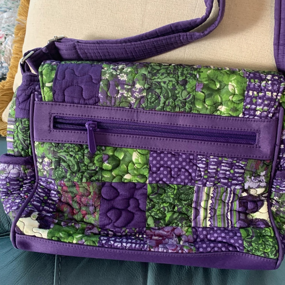 Donna Sharp-Purple/White/Green Patchwork Designed… - image 3